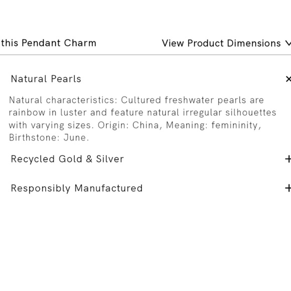 Monica Vinader Nura Grey Pearl Necklace - Picture 3 of 4